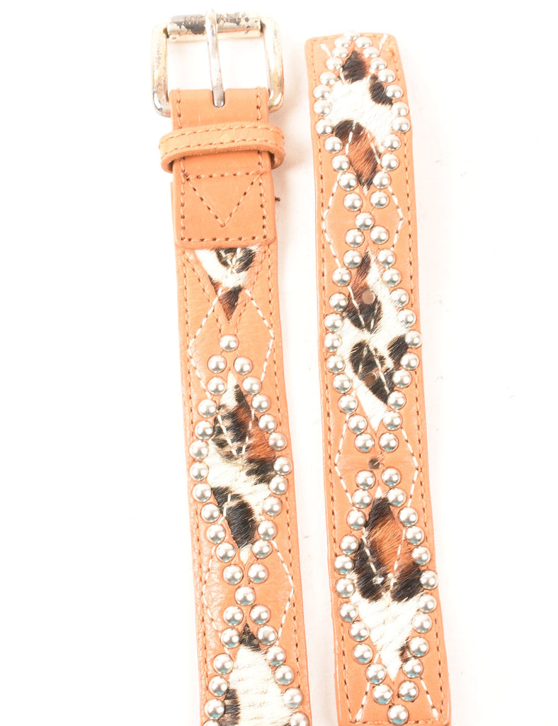 Leather Fashion Belt - M