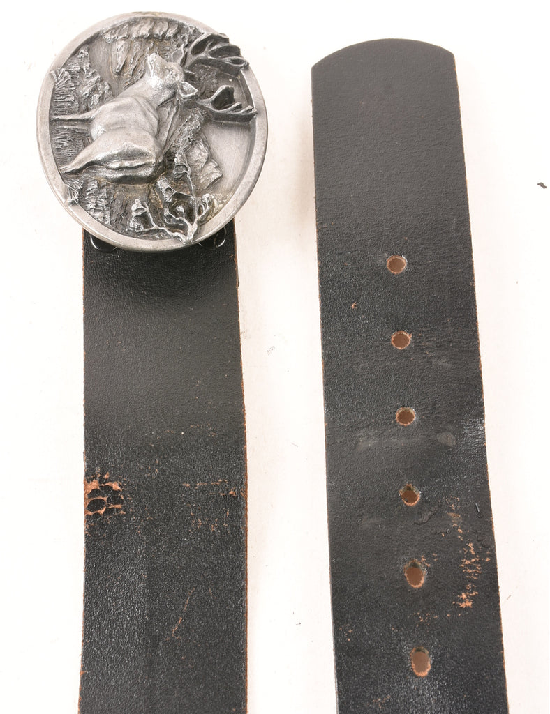Leather Fashion Belt - M