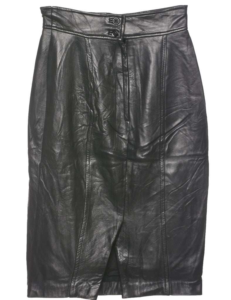 Leather Pencil Skirt - XS
