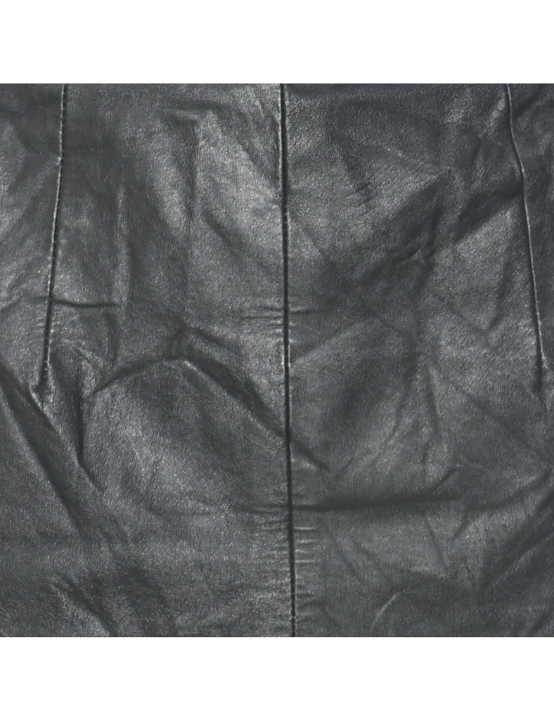 Leather Pencil Skirt - S