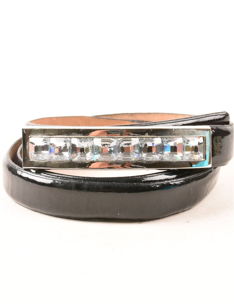 Leather Skinny Belt - XS