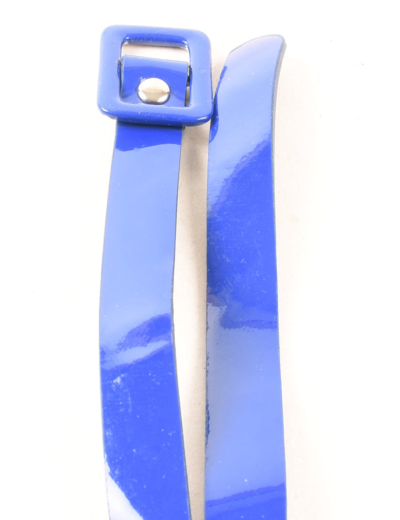 Leather Skinny Belt - M
