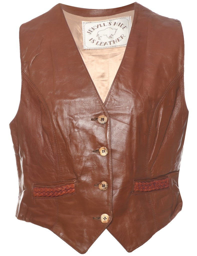 Leather Waistcoat - S