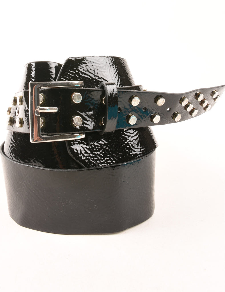 Leather Wide Western Belt - M
