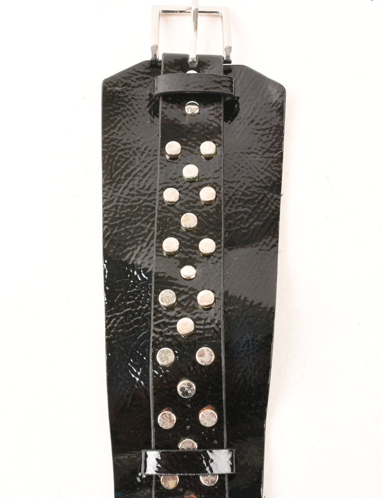 Leather Wide Western Belt - M