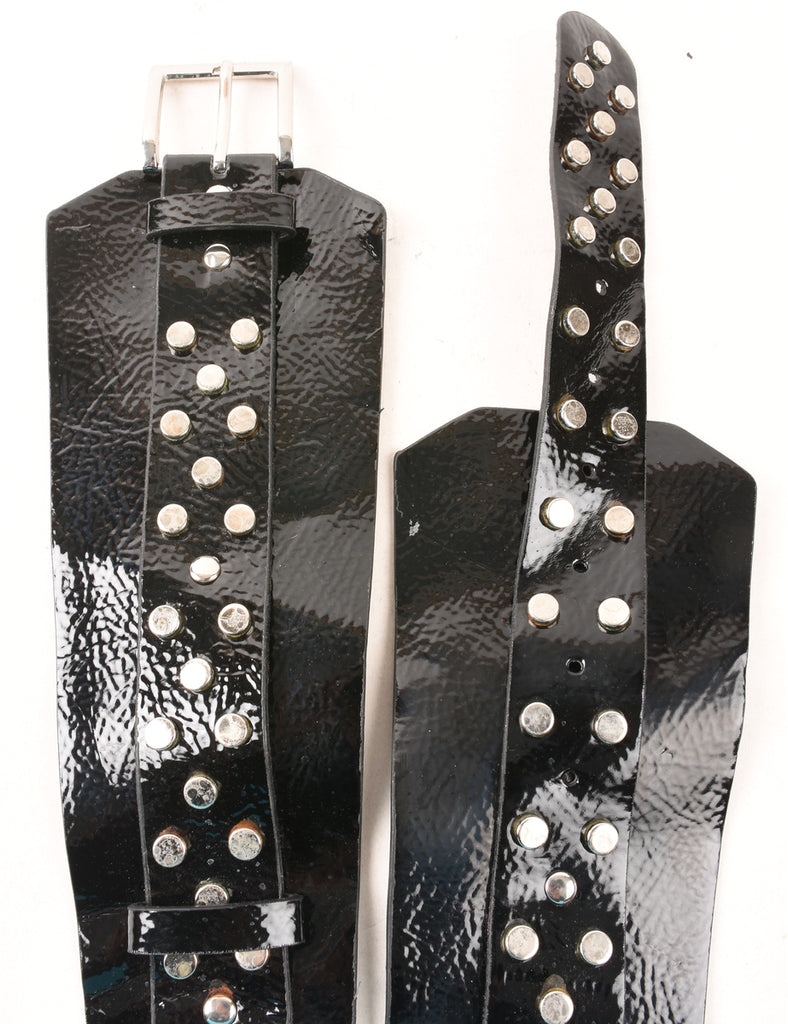 Leather Wide Western Belt - M