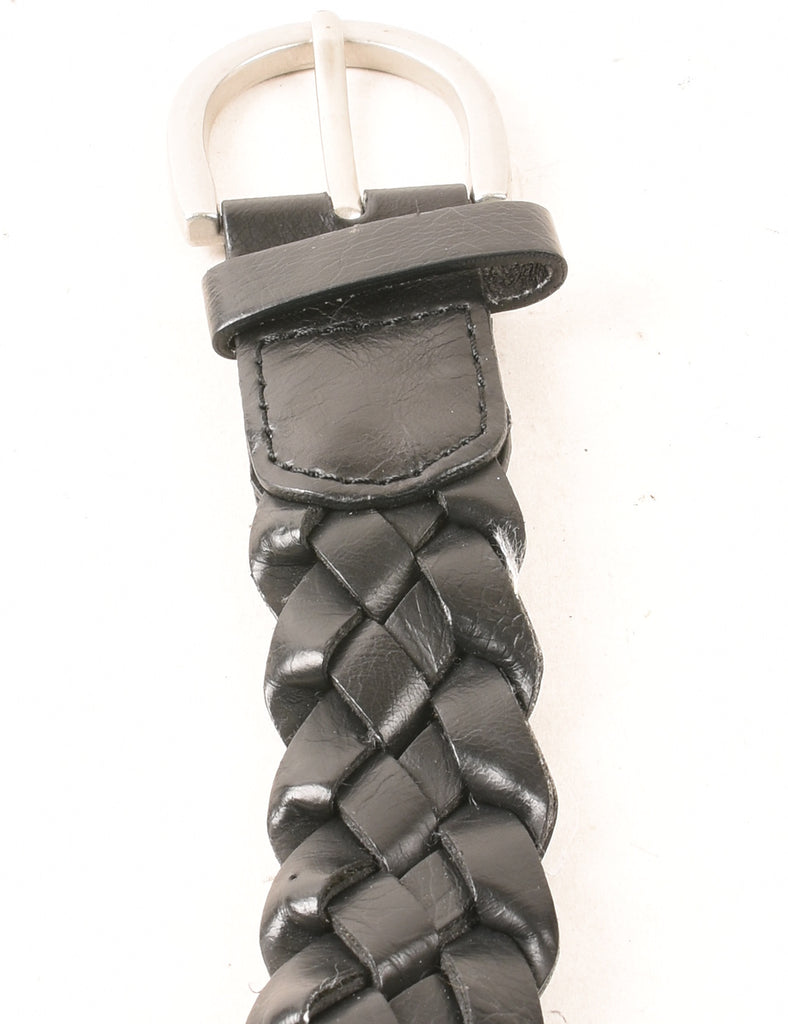 Leather Woven Belt - M