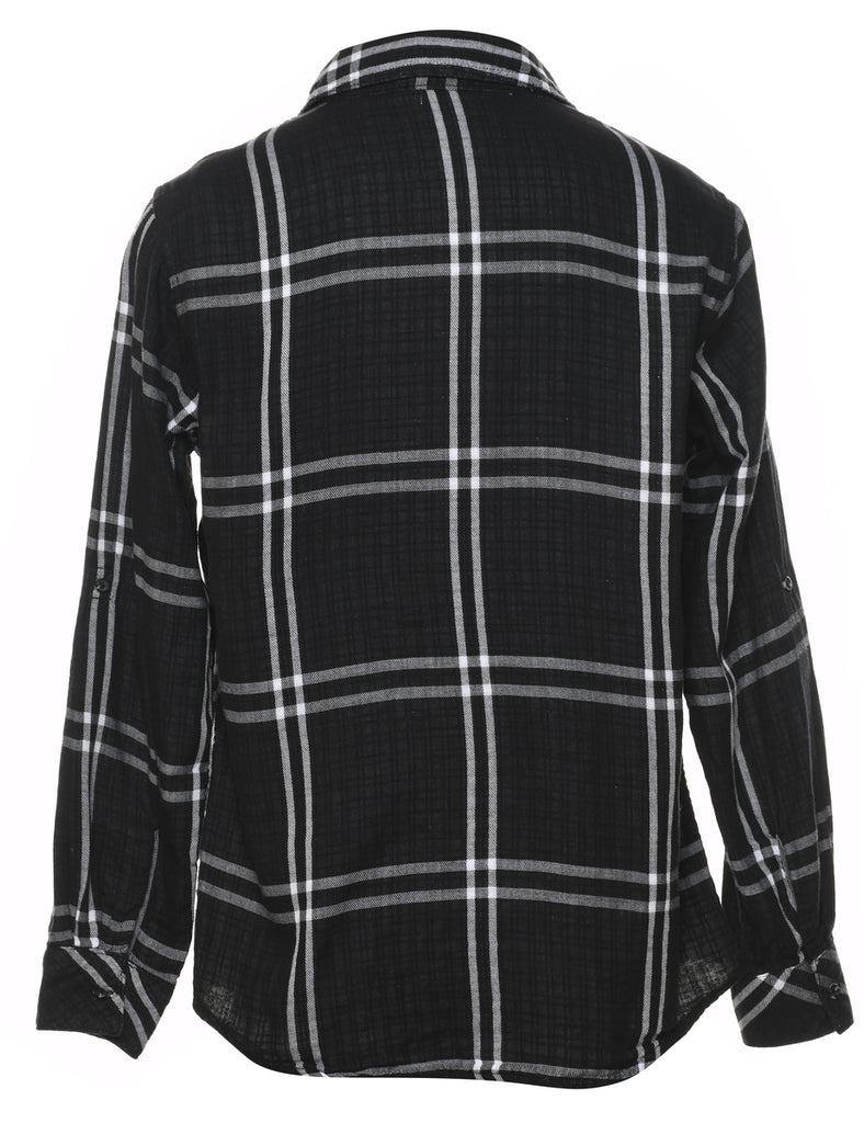 Lee Black Checked Shirt - M