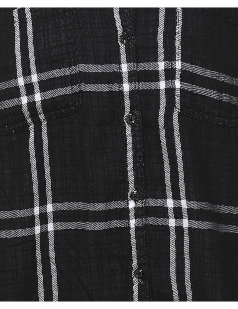 Lee Black Checked Shirt - M
