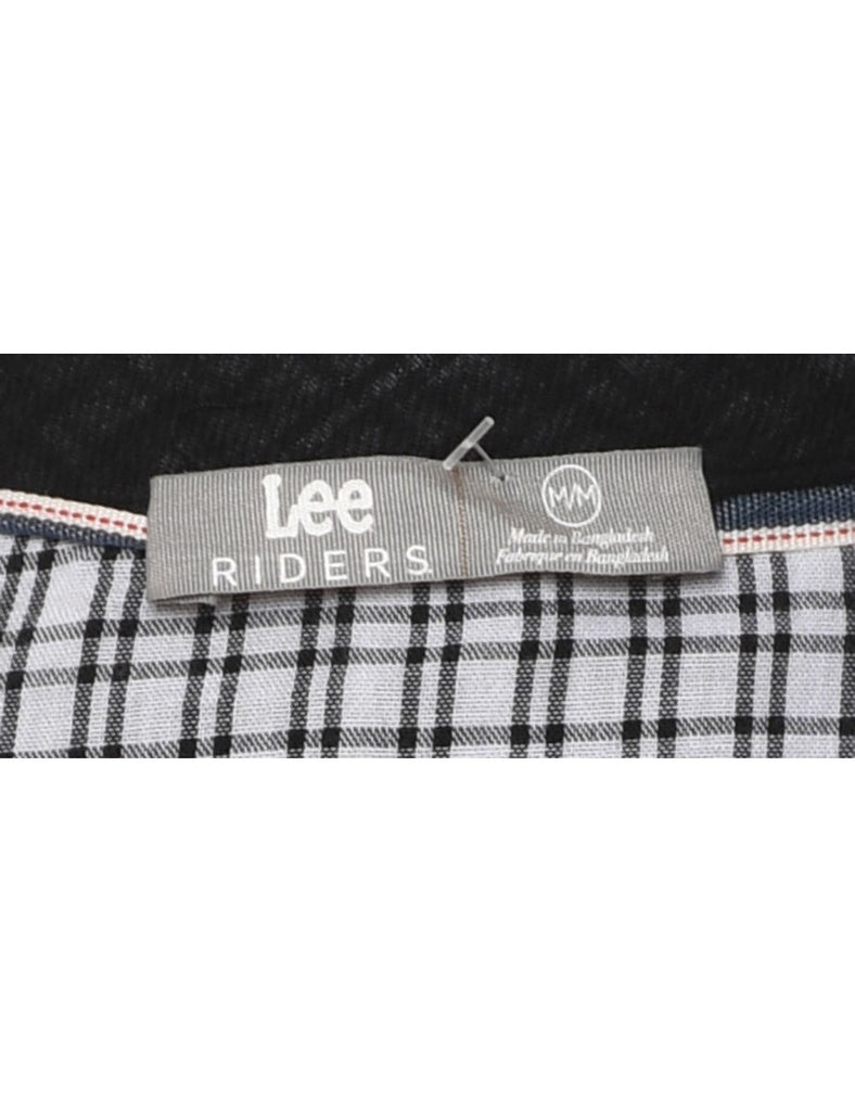 Lee Black Checked Shirt - M