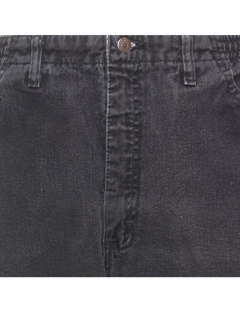 Lee Black Denim Trousers - W35 L30