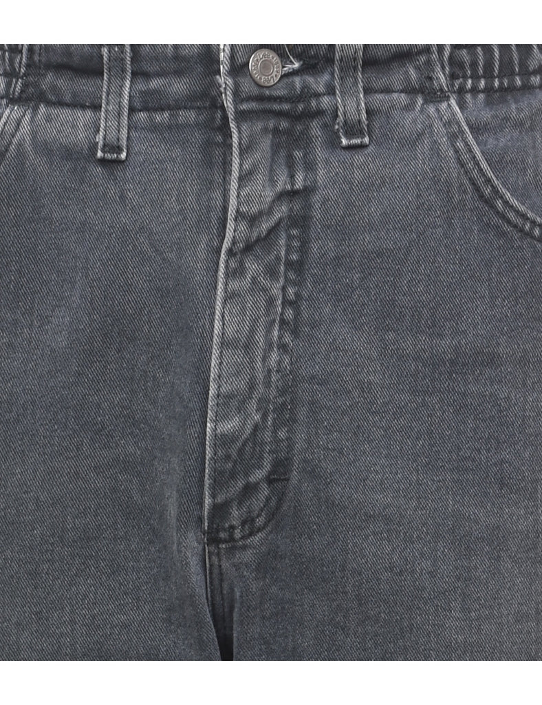 Lee Black Denim Trousers - W30 L33