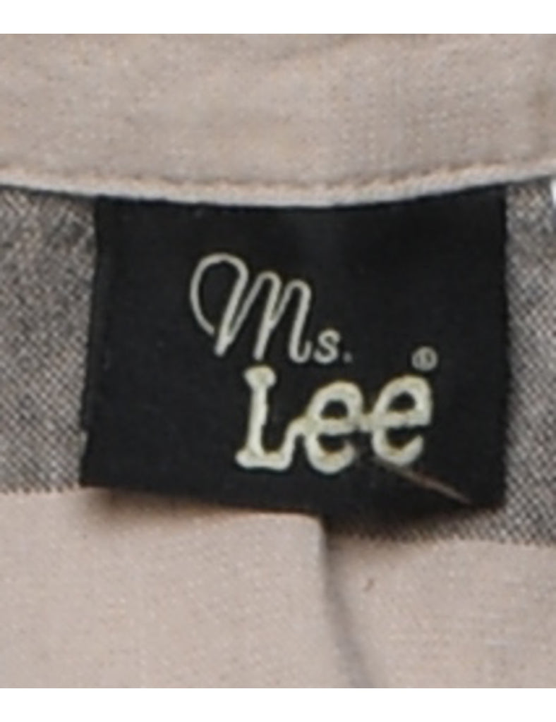 Lee Checked Pattern Shirt - XL
