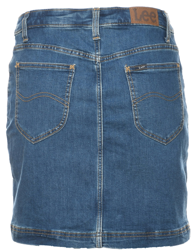 Lee Denim Midi Skirt - M