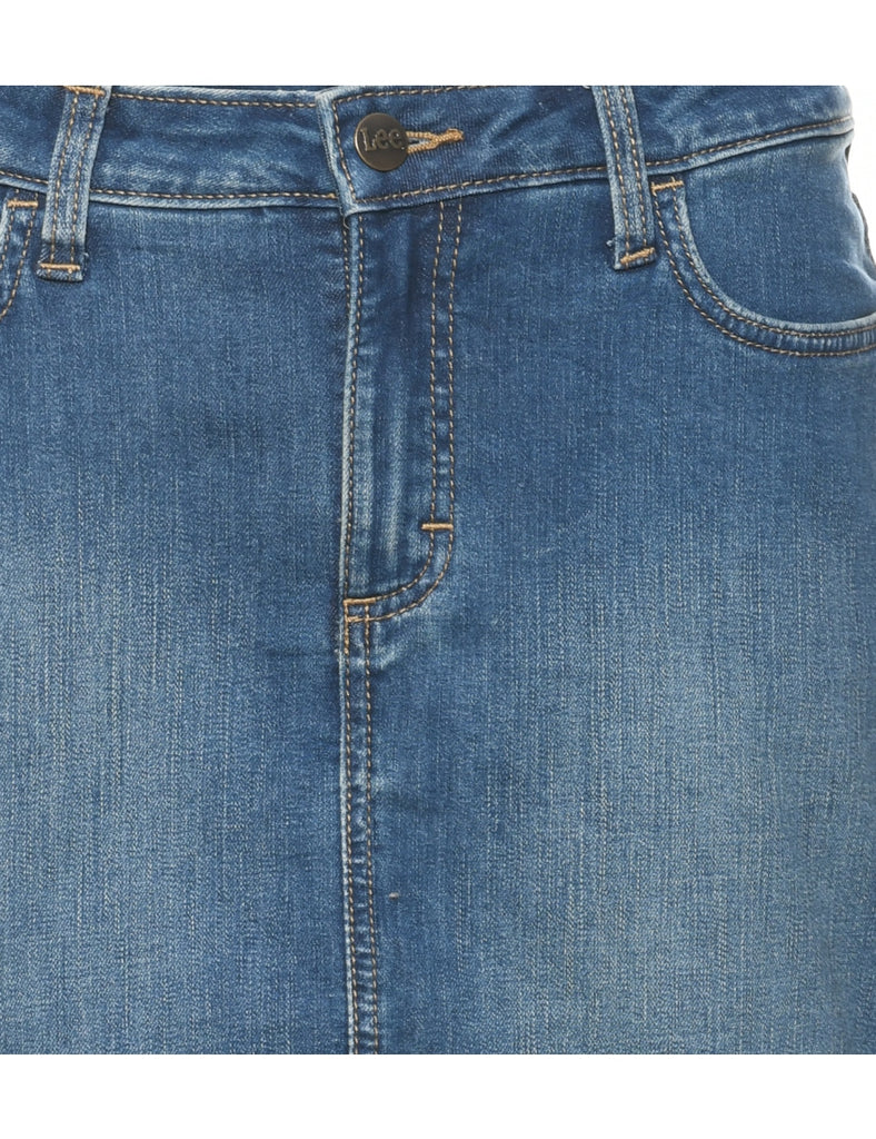 Lee Denim Midi Skirt - M