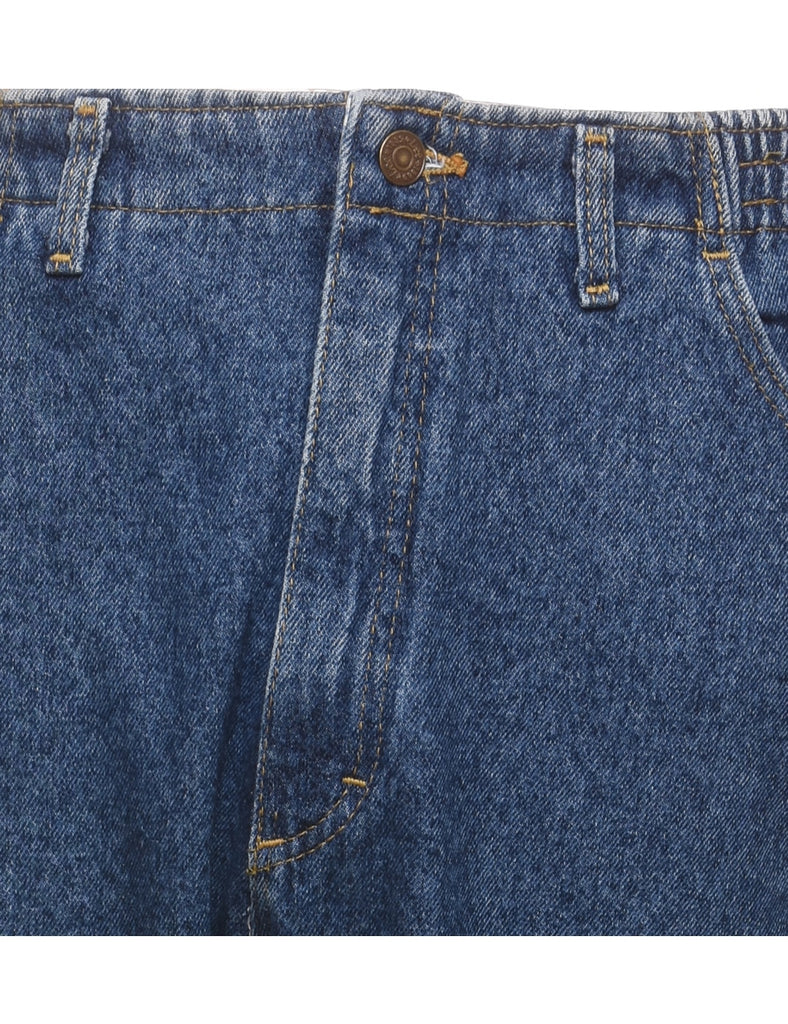 Lee High Waist Denim Medium Wash Trousers - W34 L30