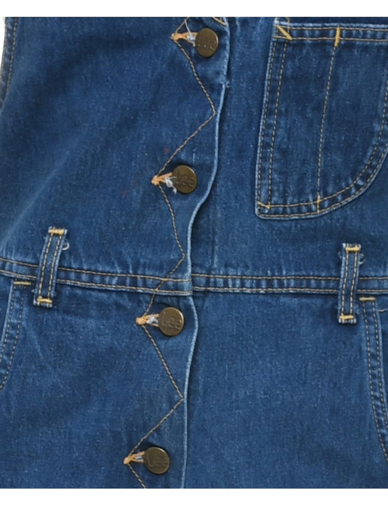 Lee Medium Wash Dungarees - W31 L27