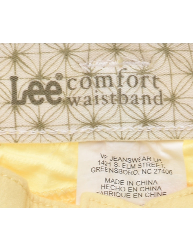 Lee Pale Yellow Trousers - W31 L33