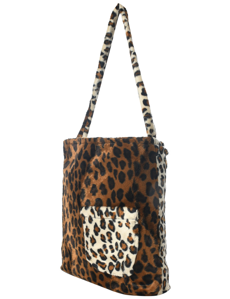 Leopard Pattern Handbag - M