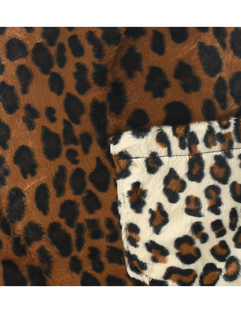 Leopard Pattern Handbag - M