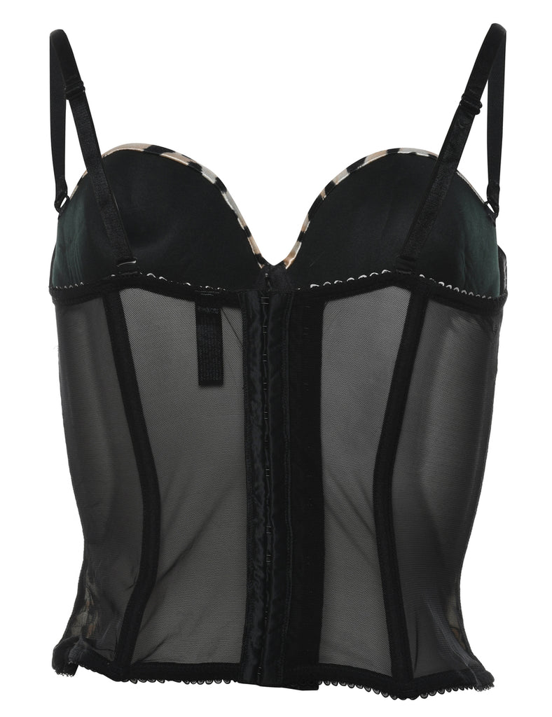 Leopard Pattern Y2K Corset - S