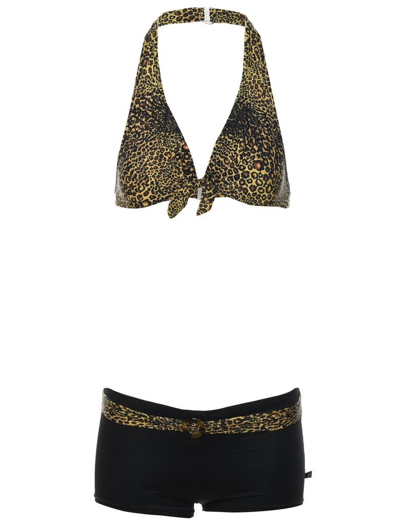 Leopard Print Bikini  - M