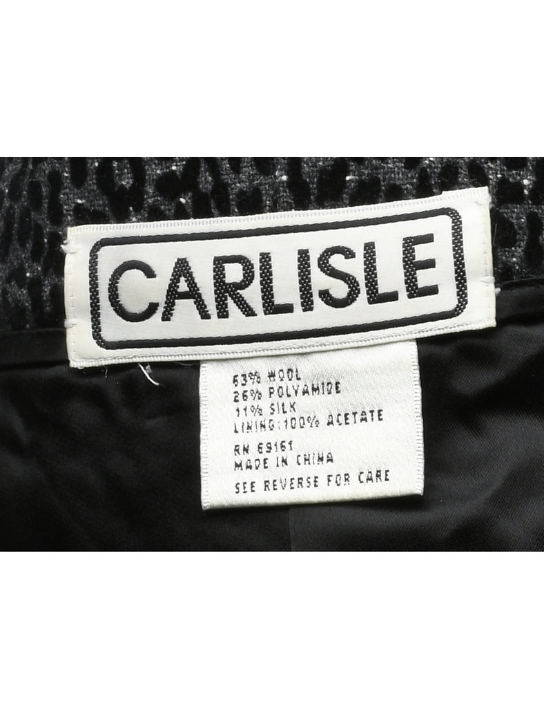 Leopard Print Devore Trousers - W27 L29