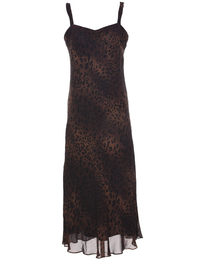 Leopard Print Dress - M
