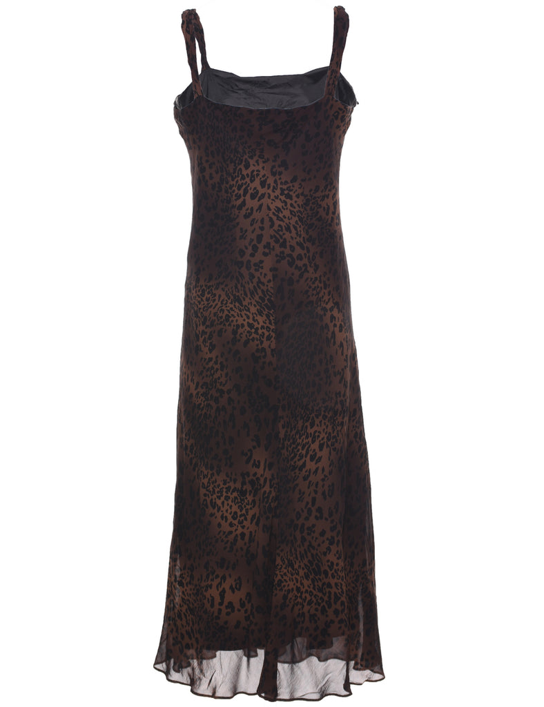 Leopard Print Dress - M
