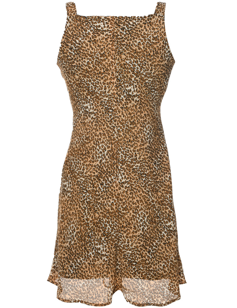 Leopard Print Dress - M