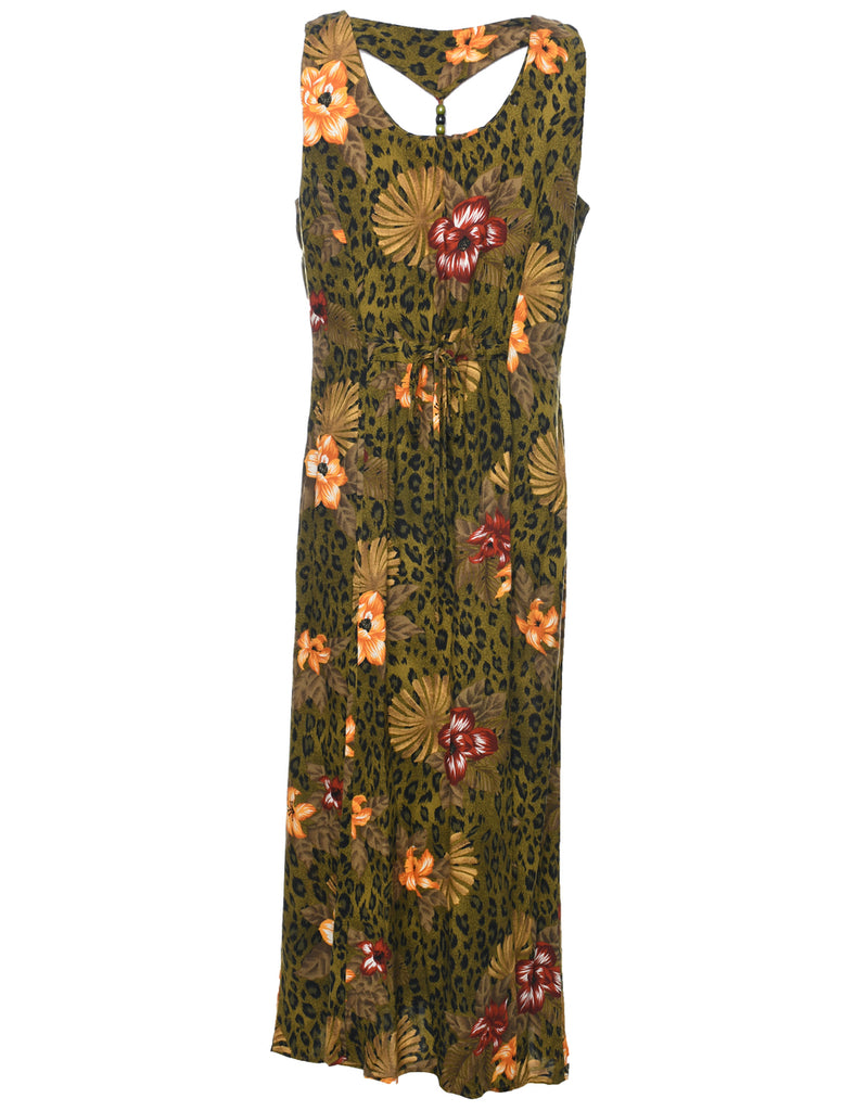 Leopard Print Dress - L
