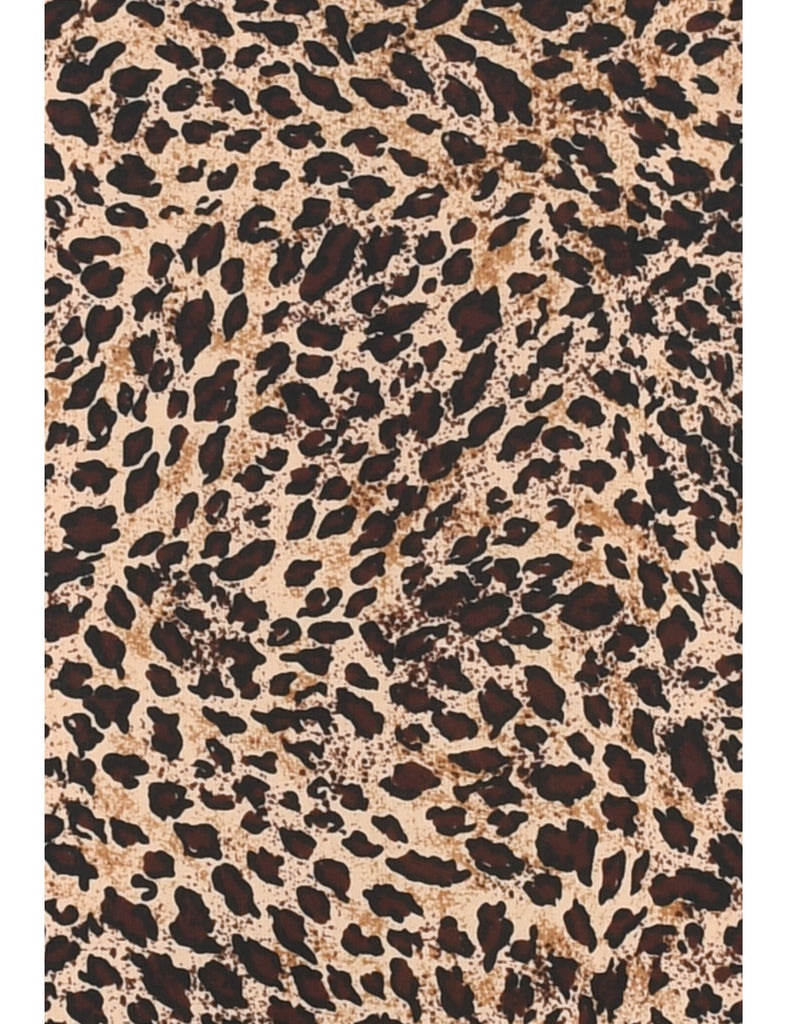 Leopard Print Dress - L