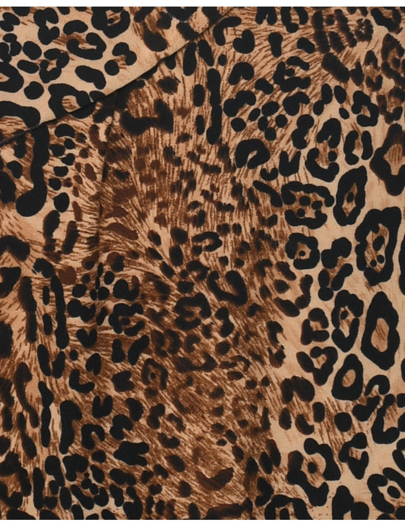 Leopard Print Dress - S
