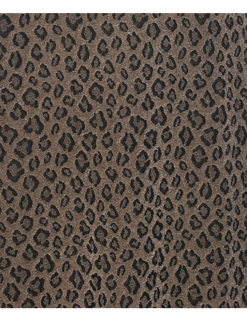 Leopard Print Dress - S