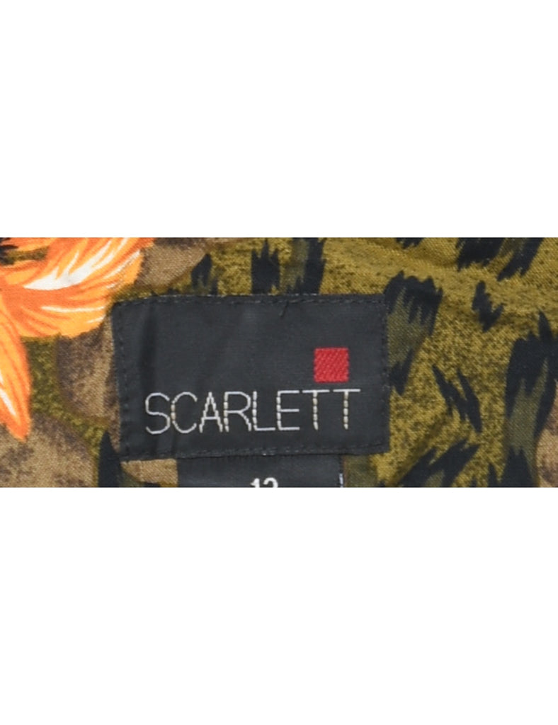 Leopard Print Dress - L