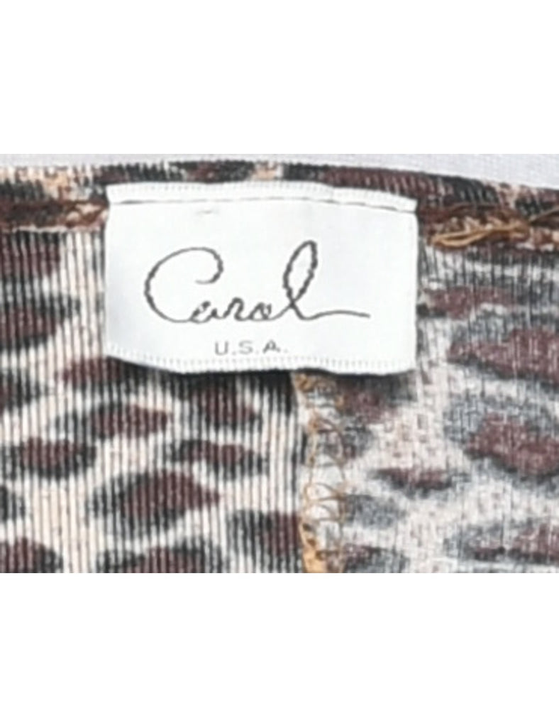 Leopard Print Dress - M