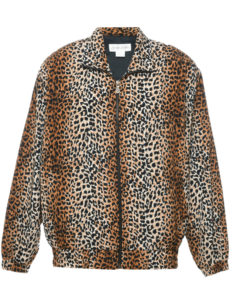 Leopard Print Jacket - L
