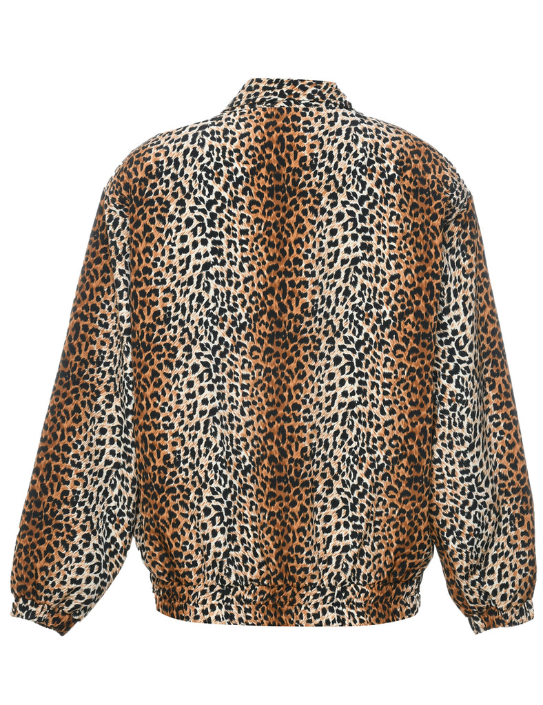 Leopard Print Jacket - L