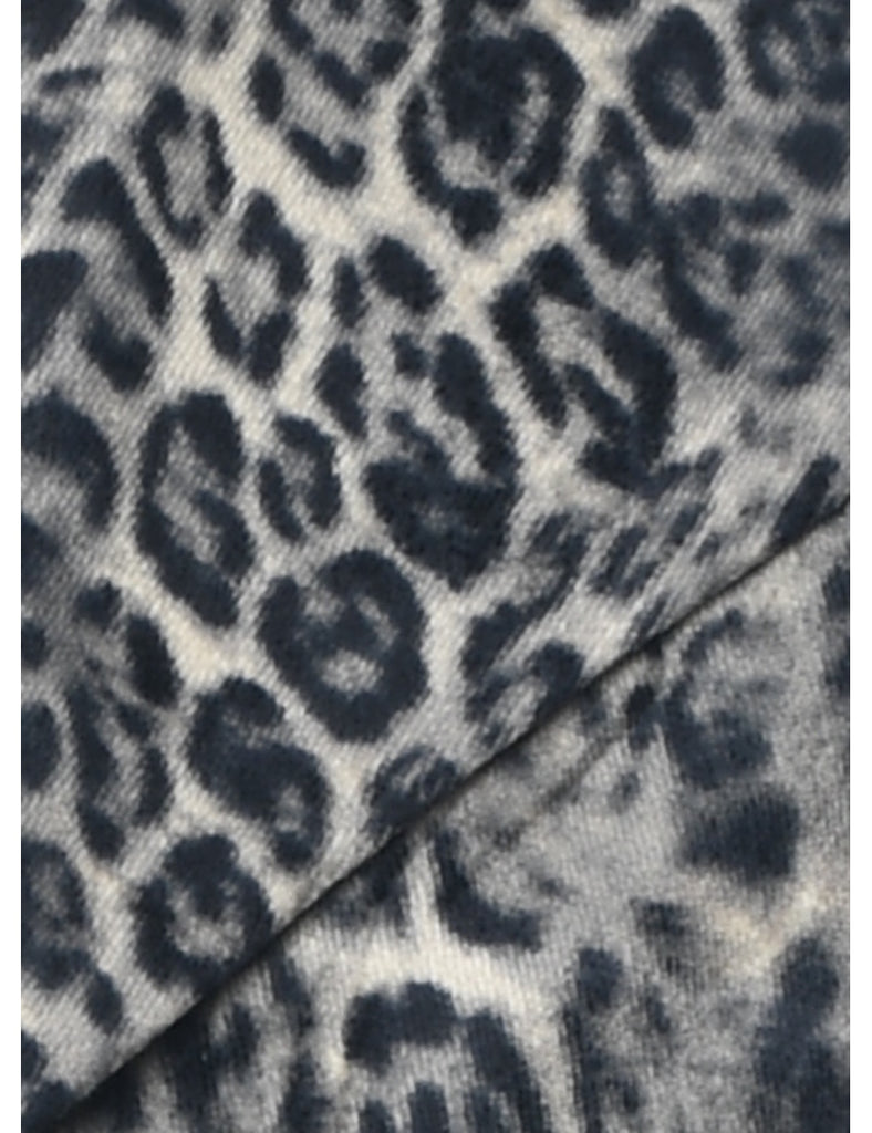 Leopard Print Jacket - M