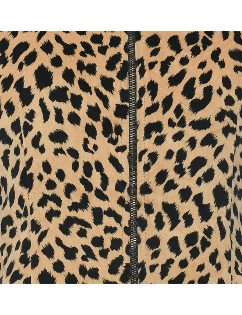 Leopard Print Jacket - S