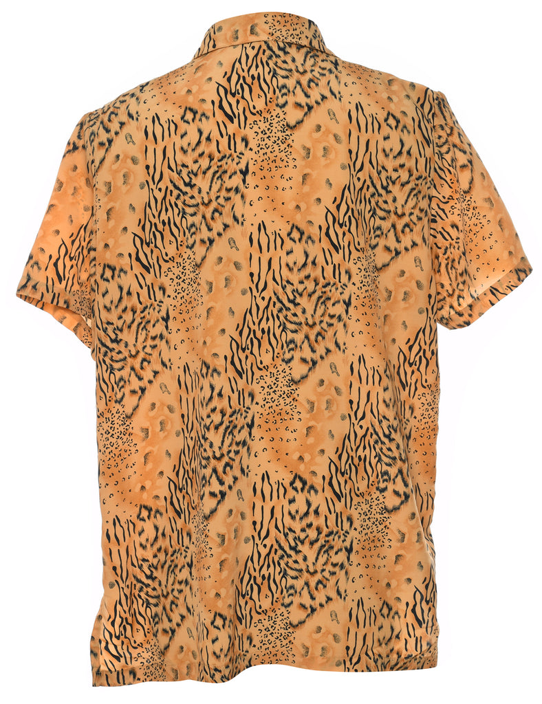 Leopard Print Shirt - M