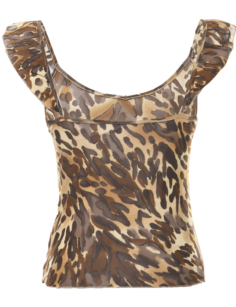 Leopard Print Top - XS