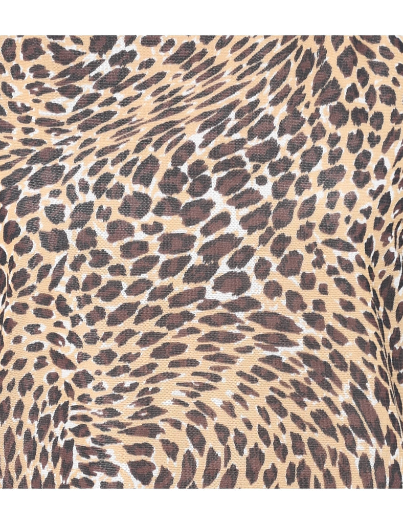 Leopard Print Top - S