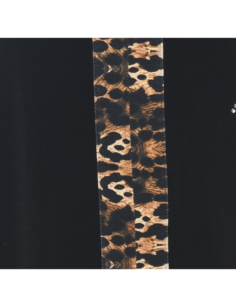 Leopard Print Top - L