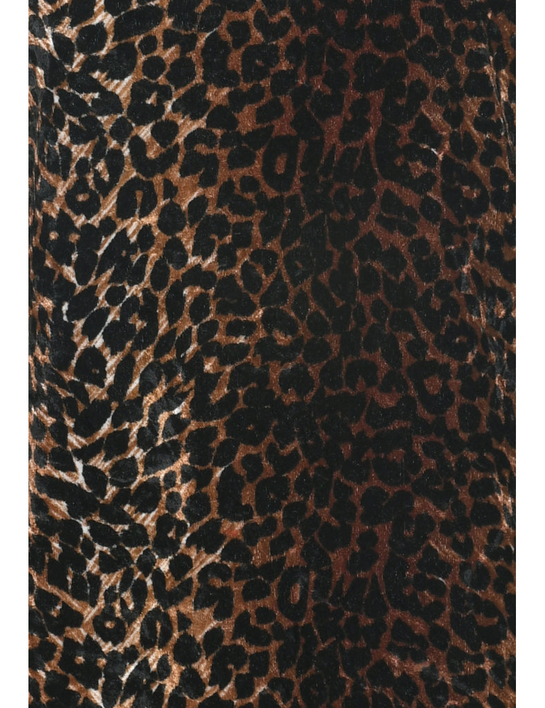 Leopard Print Top - M