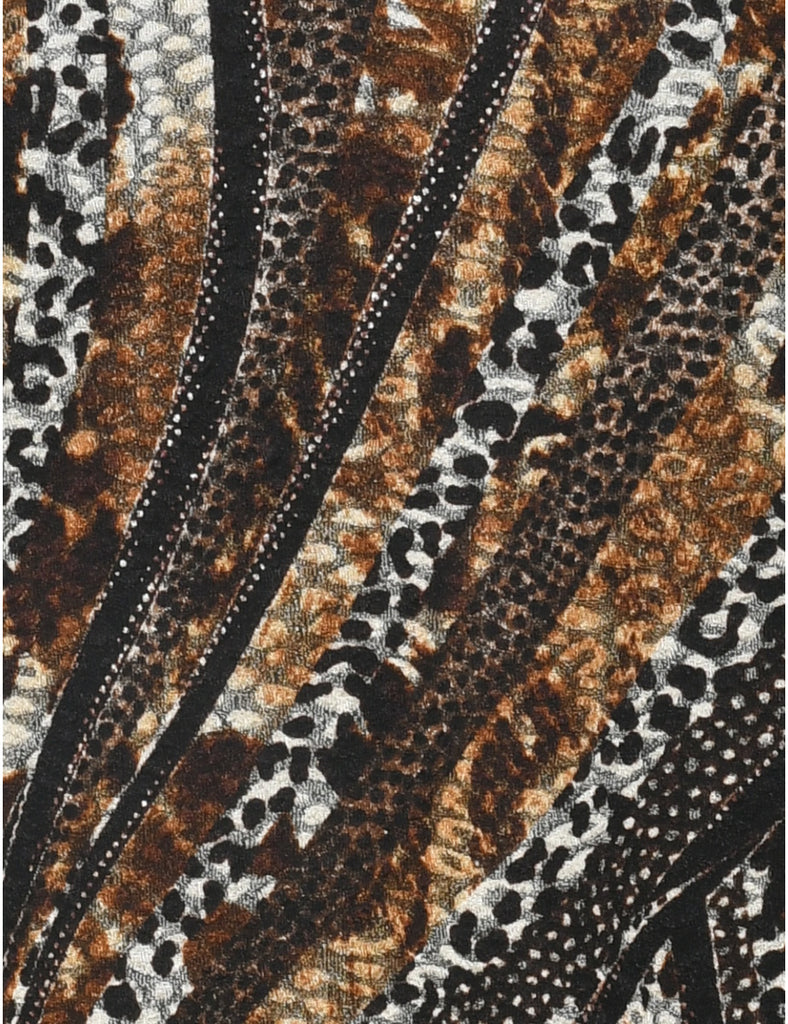 Leopard Print Top - M