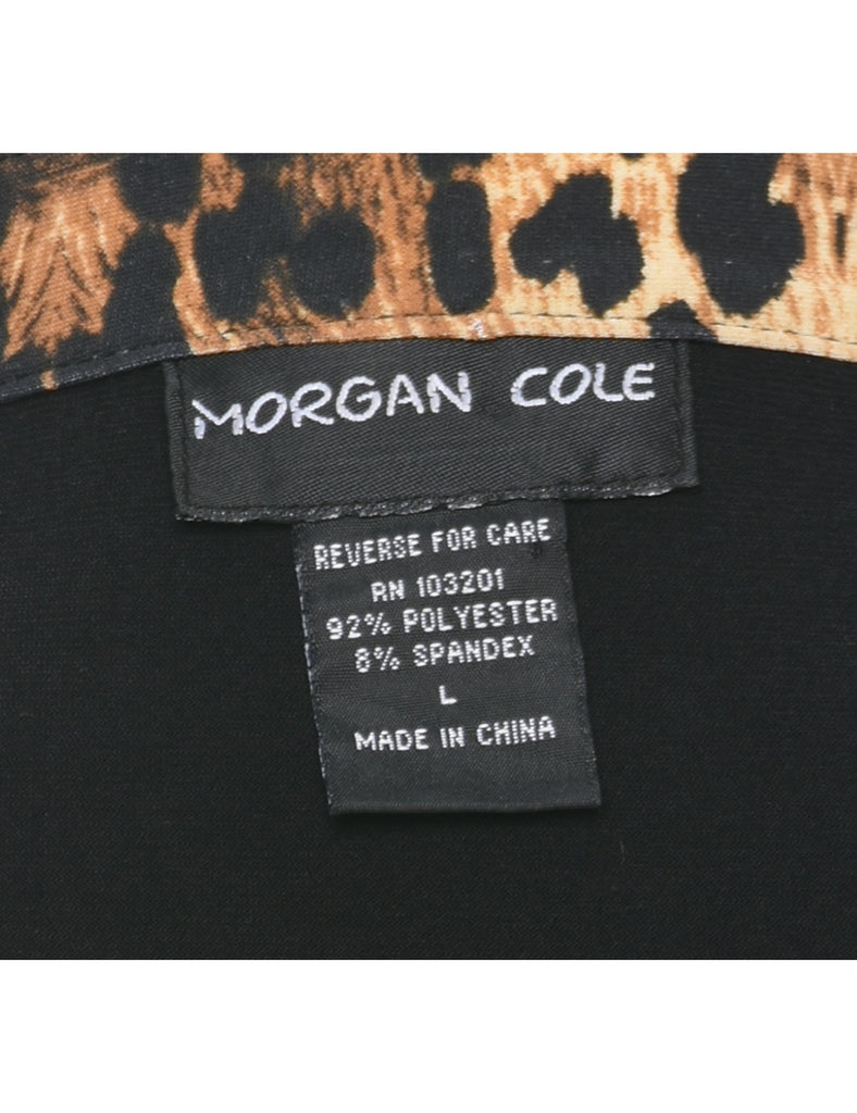 Leopard Print Top - L