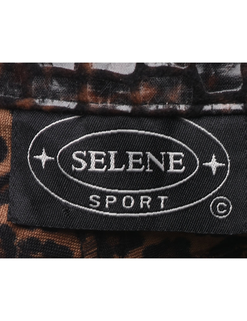 Leopard Print Trousers - W37 L28