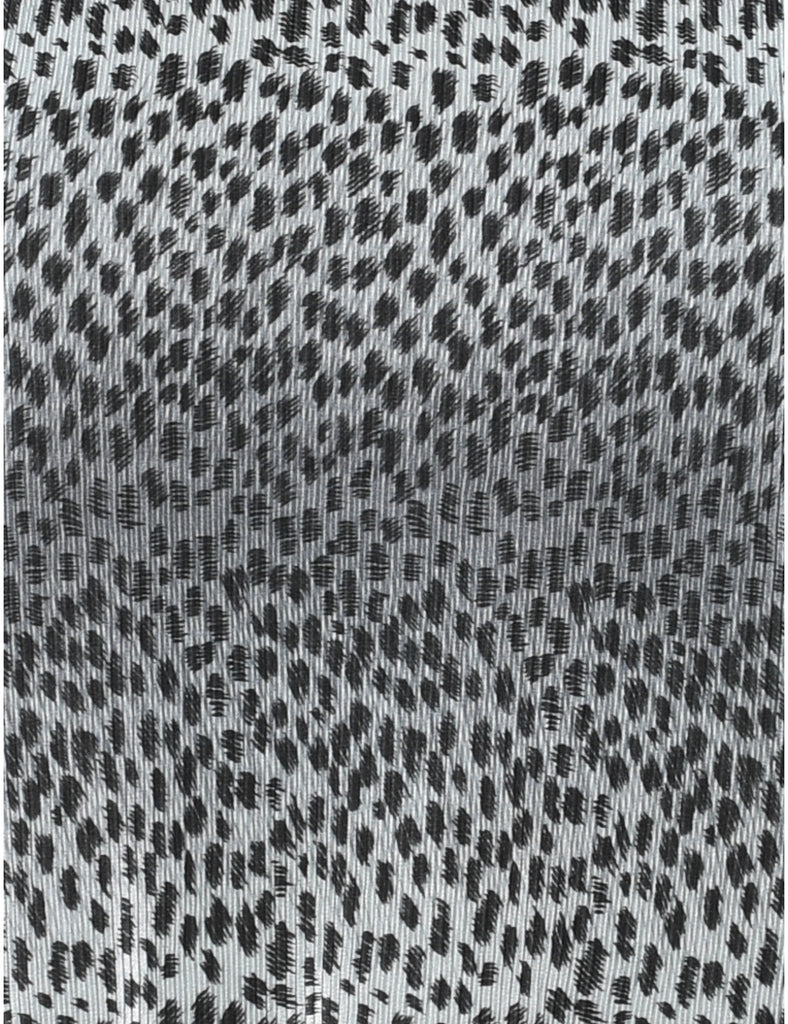 Leopard Print Y2K Smocked Top - M