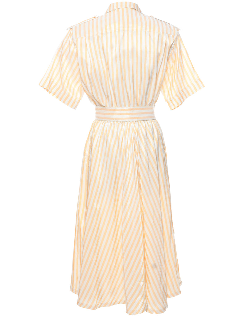 Leslie Fay Striped Dress - L